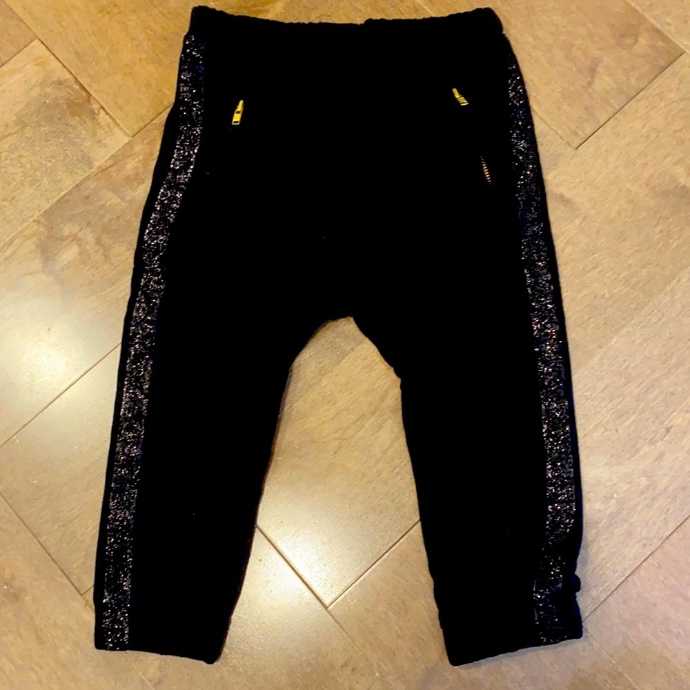 Crewcuts black joggers for toddler